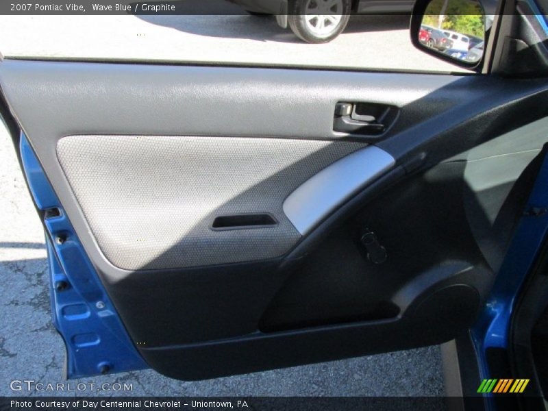 Wave Blue / Graphite 2007 Pontiac Vibe