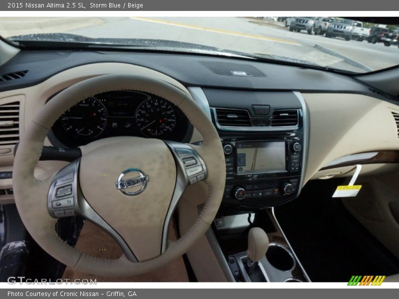Storm Blue / Beige 2015 Nissan Altima 2.5 SL
