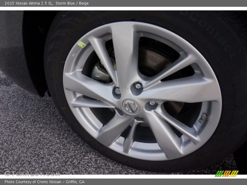 Storm Blue / Beige 2015 Nissan Altima 2.5 SL