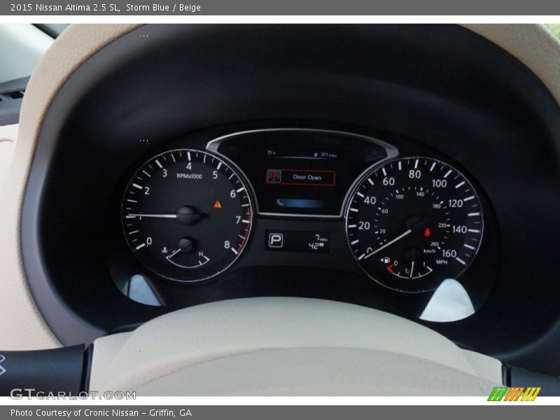 Storm Blue / Beige 2015 Nissan Altima 2.5 SL