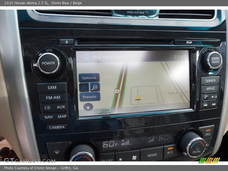 Storm Blue / Beige 2015 Nissan Altima 2.5 SL