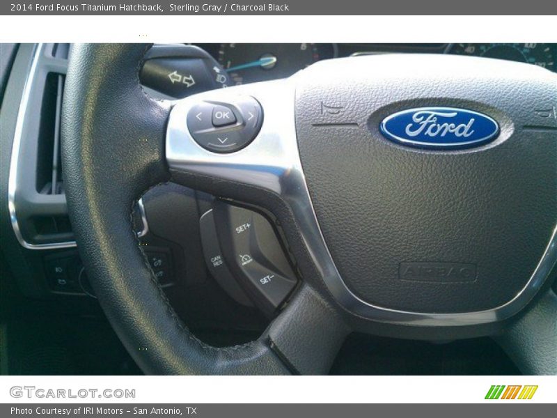 Sterling Gray / Charcoal Black 2014 Ford Focus Titanium Hatchback