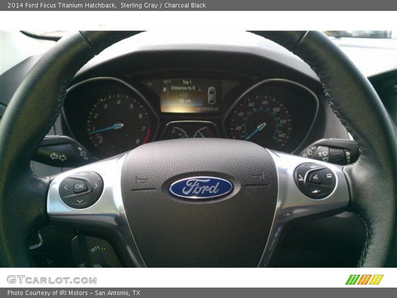 Sterling Gray / Charcoal Black 2014 Ford Focus Titanium Hatchback