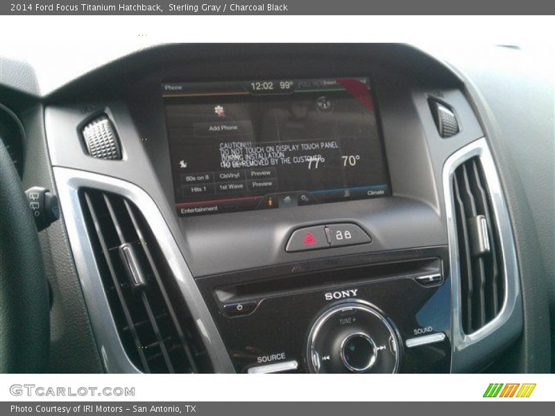 Sterling Gray / Charcoal Black 2014 Ford Focus Titanium Hatchback