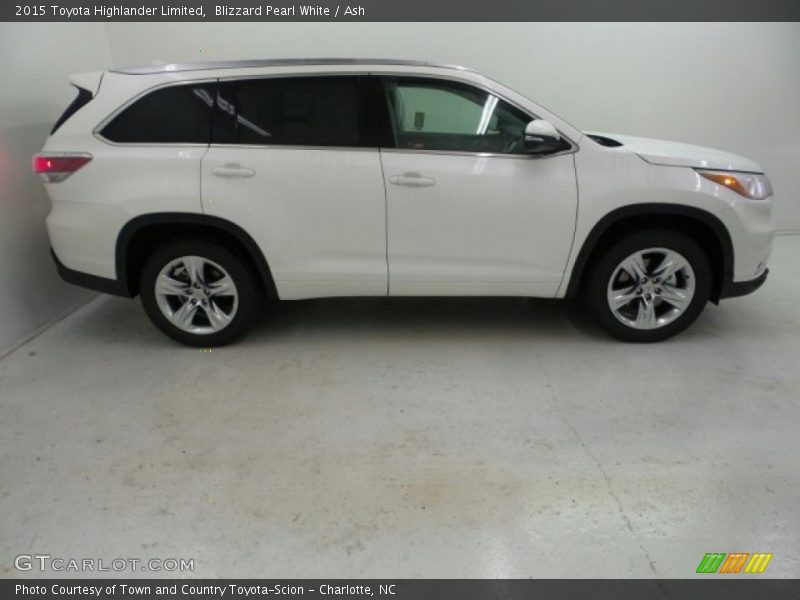 Blizzard Pearl White / Ash 2015 Toyota Highlander Limited