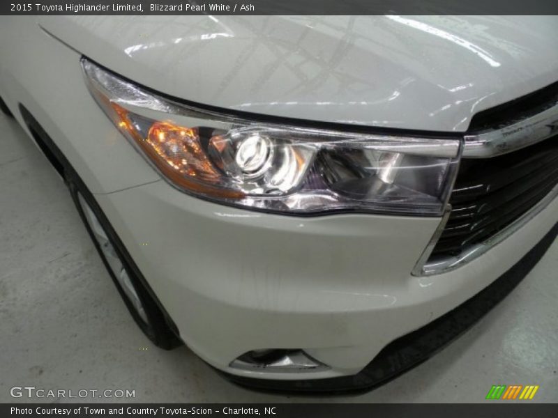 Blizzard Pearl White / Ash 2015 Toyota Highlander Limited