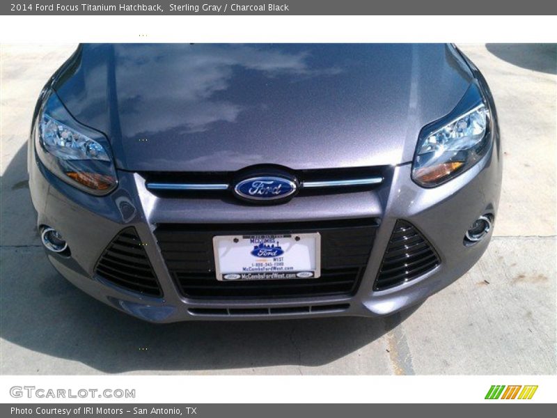 Sterling Gray / Charcoal Black 2014 Ford Focus Titanium Hatchback