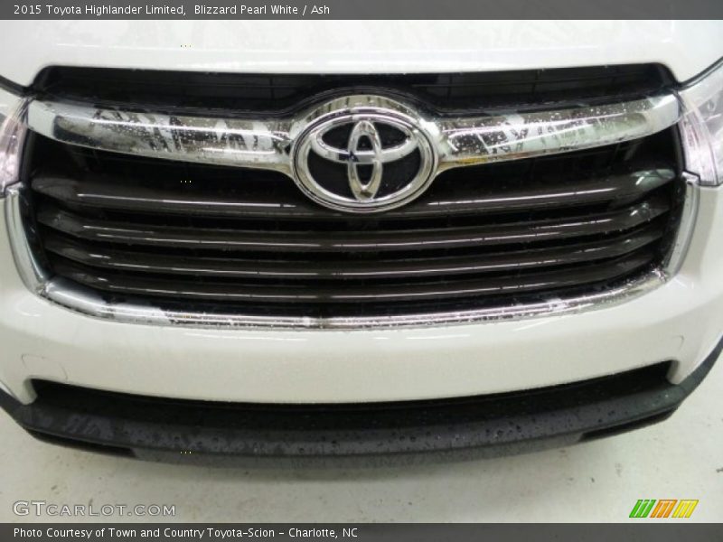 Blizzard Pearl White / Ash 2015 Toyota Highlander Limited