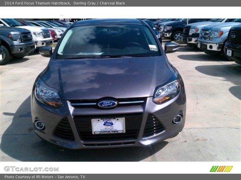 Sterling Gray / Charcoal Black 2014 Ford Focus Titanium Hatchback