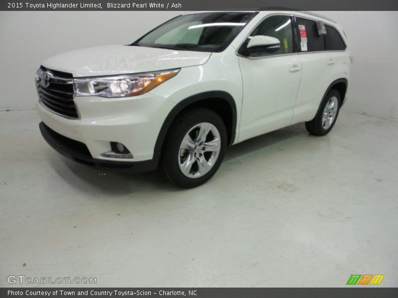 Blizzard Pearl White / Ash 2015 Toyota Highlander Limited