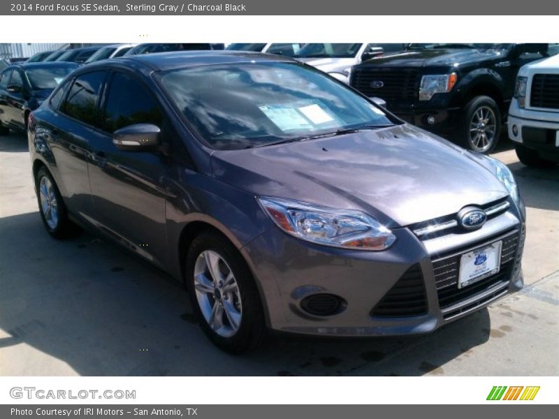 Sterling Gray / Charcoal Black 2014 Ford Focus SE Sedan