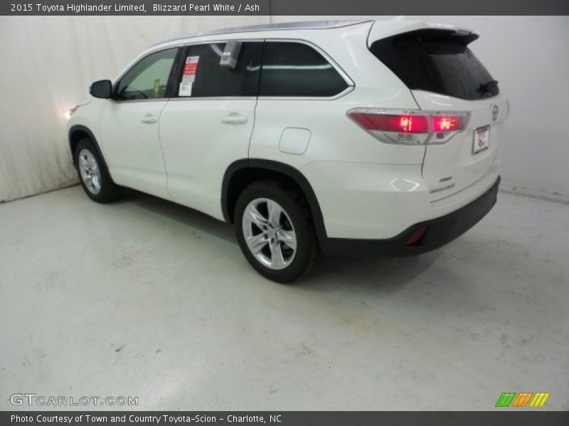 Blizzard Pearl White / Ash 2015 Toyota Highlander Limited