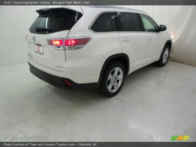 Blizzard Pearl White / Ash 2015 Toyota Highlander Limited