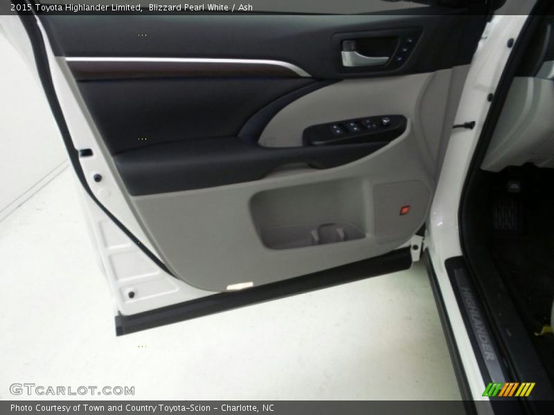 Blizzard Pearl White / Ash 2015 Toyota Highlander Limited
