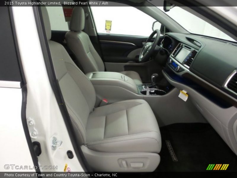 Blizzard Pearl White / Ash 2015 Toyota Highlander Limited