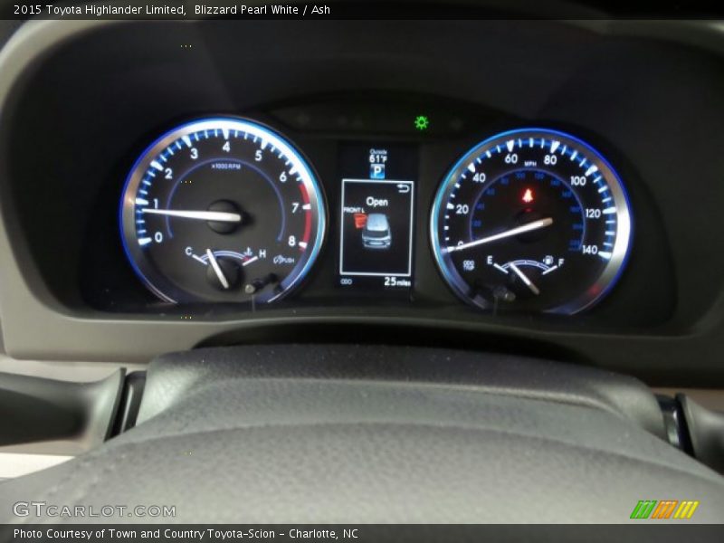 Blizzard Pearl White / Ash 2015 Toyota Highlander Limited