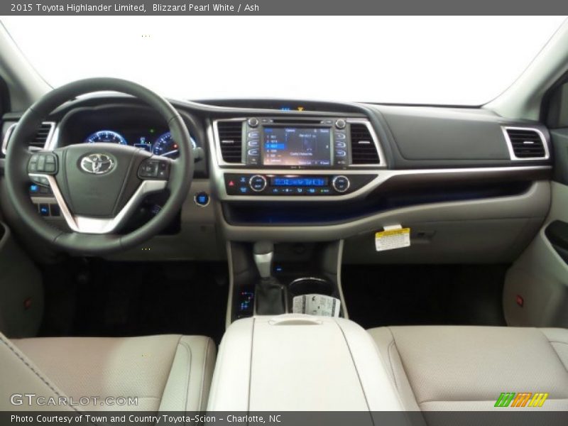 Blizzard Pearl White / Ash 2015 Toyota Highlander Limited