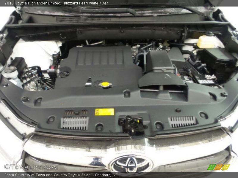 Blizzard Pearl White / Ash 2015 Toyota Highlander Limited