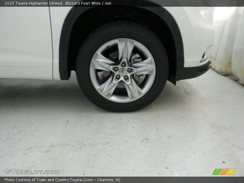 Blizzard Pearl White / Ash 2015 Toyota Highlander Limited