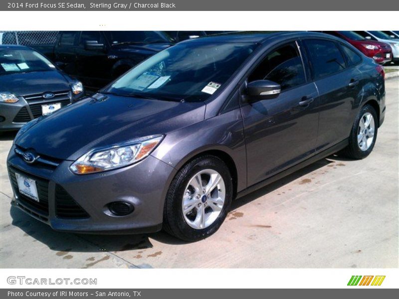 Sterling Gray / Charcoal Black 2014 Ford Focus SE Sedan