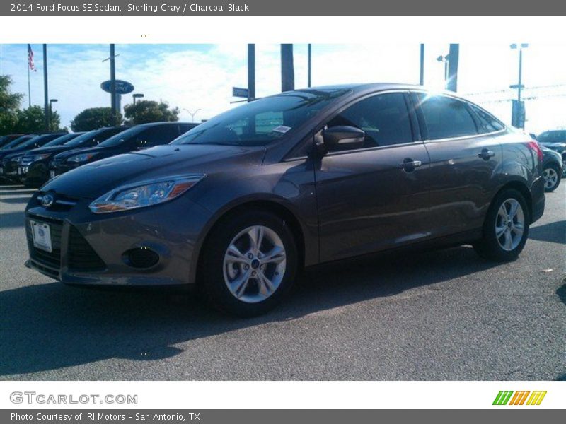 Sterling Gray / Charcoal Black 2014 Ford Focus SE Sedan