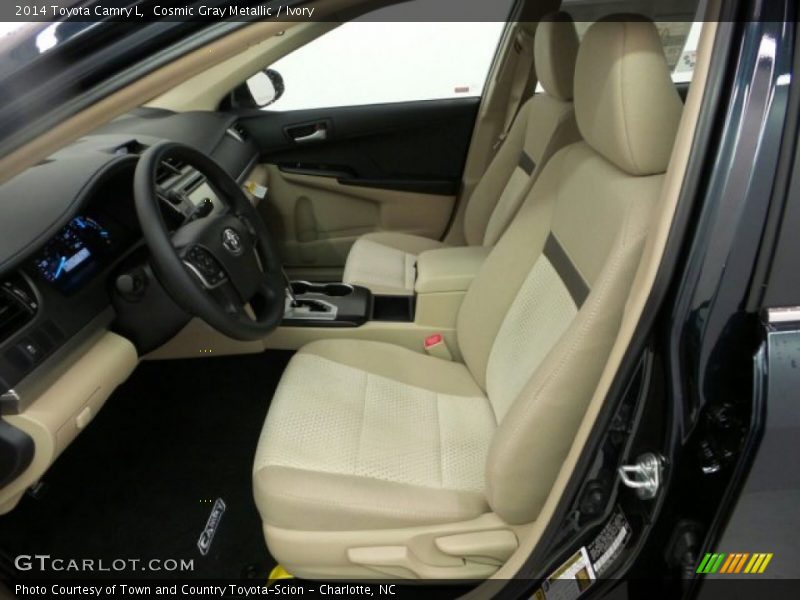 Cosmic Gray Metallic / Ivory 2014 Toyota Camry L