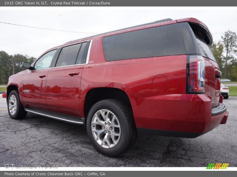 Crystal Red Tintcoat / Cocoa/Dune 2015 GMC Yukon XL SLT