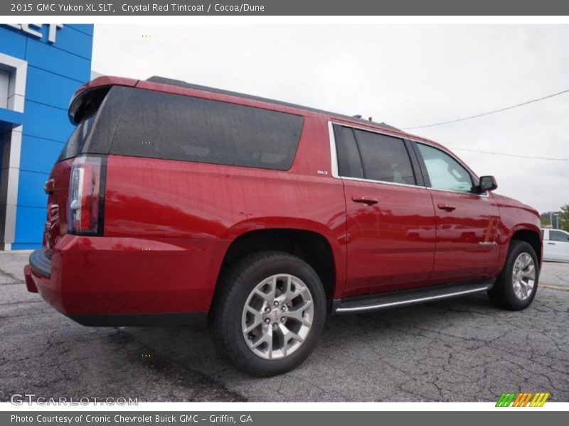 Crystal Red Tintcoat / Cocoa/Dune 2015 GMC Yukon XL SLT