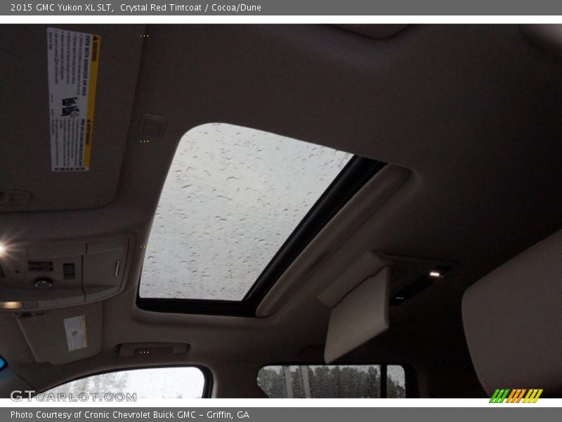 Crystal Red Tintcoat / Cocoa/Dune 2015 GMC Yukon XL SLT