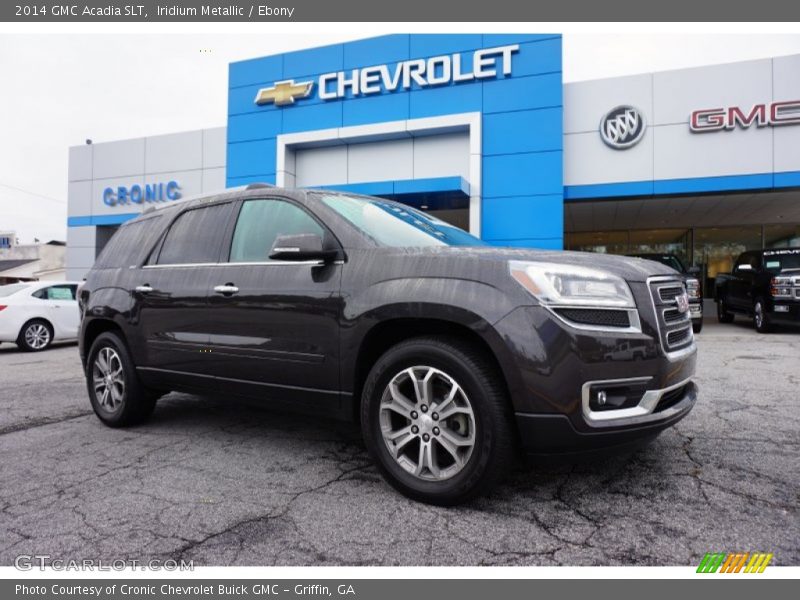 Iridium Metallic / Ebony 2014 GMC Acadia SLT