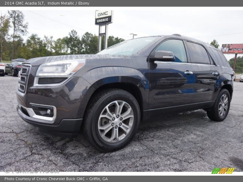 Iridium Metallic / Ebony 2014 GMC Acadia SLT