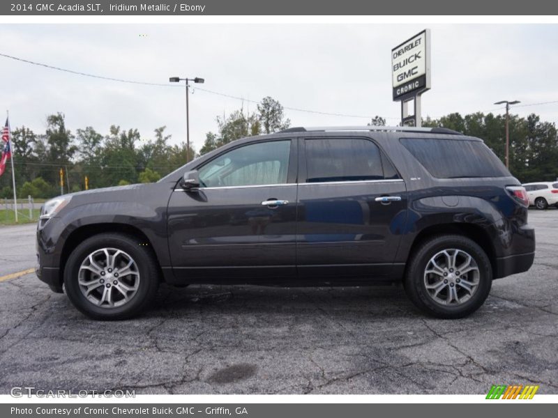 Iridium Metallic / Ebony 2014 GMC Acadia SLT