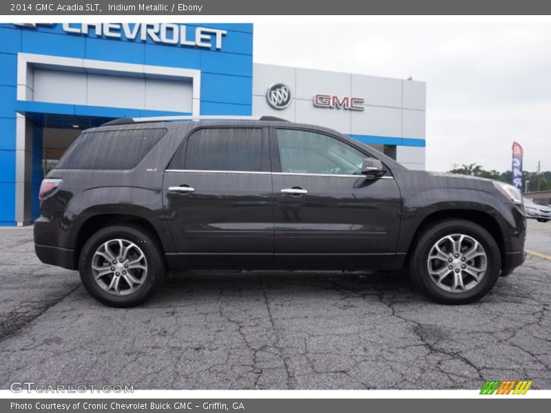 Iridium Metallic / Ebony 2014 GMC Acadia SLT