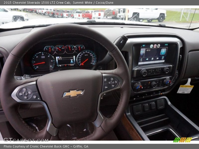 Dashboard of 2015 Silverado 1500 LTZ Crew Cab