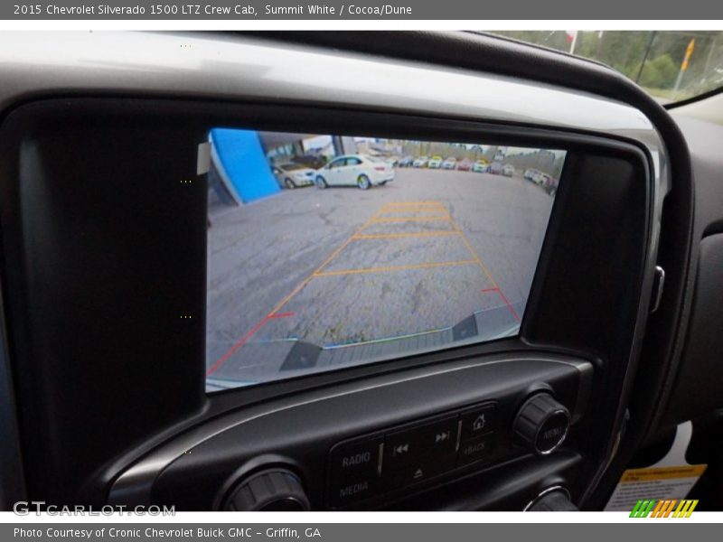 Summit White / Cocoa/Dune 2015 Chevrolet Silverado 1500 LTZ Crew Cab