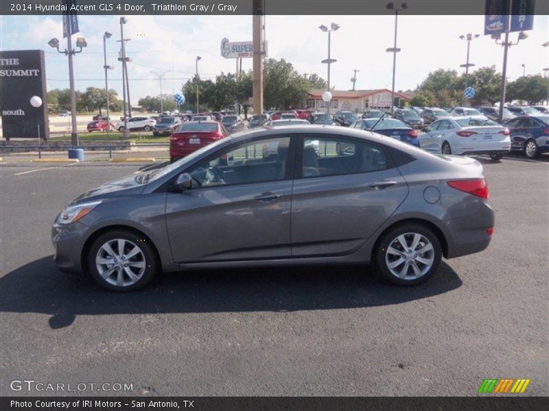 Triathlon Gray / Gray 2014 Hyundai Accent GLS 4 Door