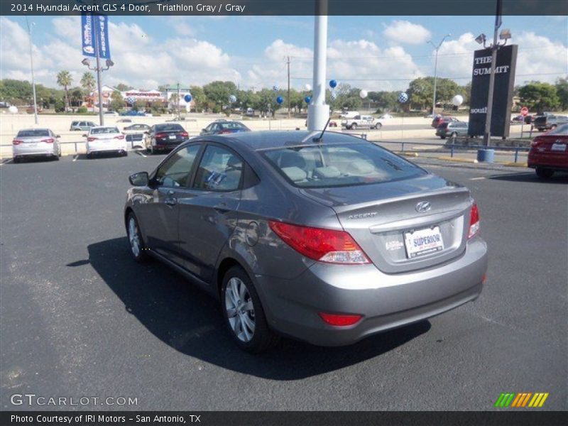 Triathlon Gray / Gray 2014 Hyundai Accent GLS 4 Door