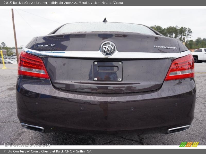 Midnight Amethyst Metallic / Light Neutral/Cocoa 2015 Buick LaCrosse Leather