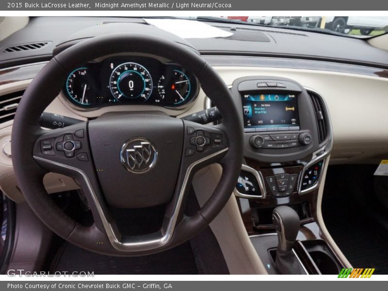 Midnight Amethyst Metallic / Light Neutral/Cocoa 2015 Buick LaCrosse Leather