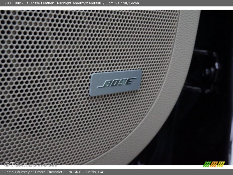 Midnight Amethyst Metallic / Light Neutral/Cocoa 2015 Buick LaCrosse Leather