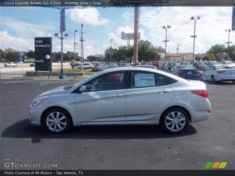 Ironman Silver / Gray 2014 Hyundai Accent GLS 4 Door