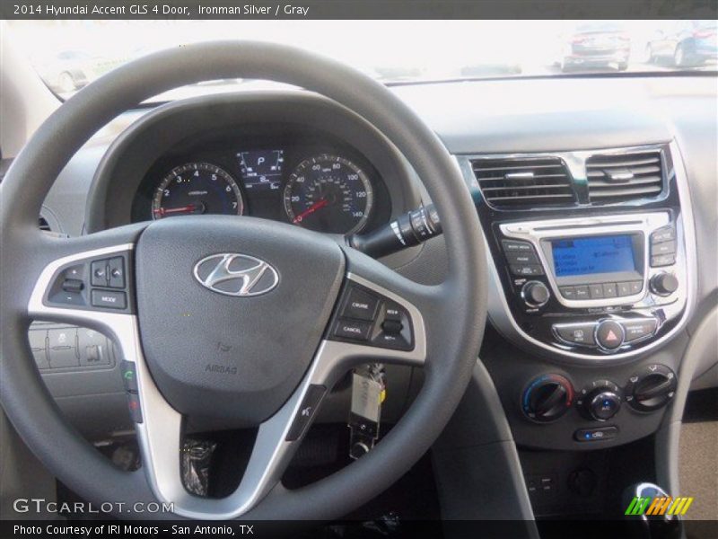 Ironman Silver / Gray 2014 Hyundai Accent GLS 4 Door