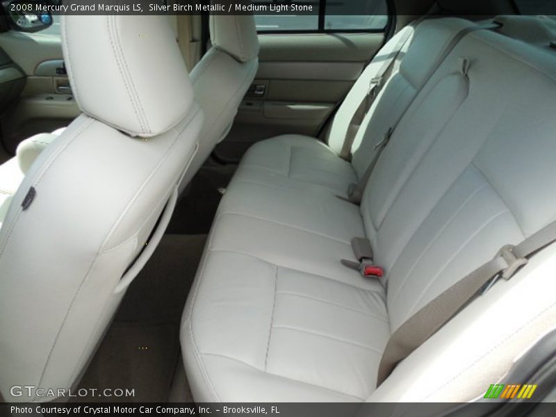 Silver Birch Metallic / Medium Light Stone 2008 Mercury Grand Marquis LS