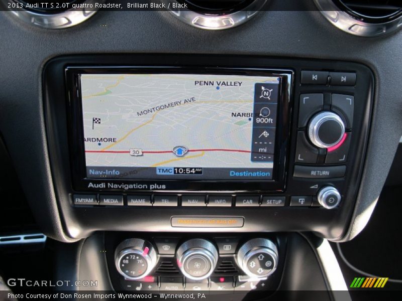 Controls of 2013 TT S 2.0T quattro Roadster