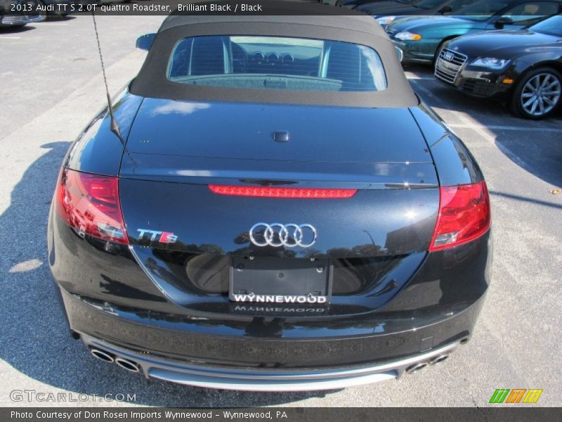 Brilliant Black / Black 2013 Audi TT S 2.0T quattro Roadster