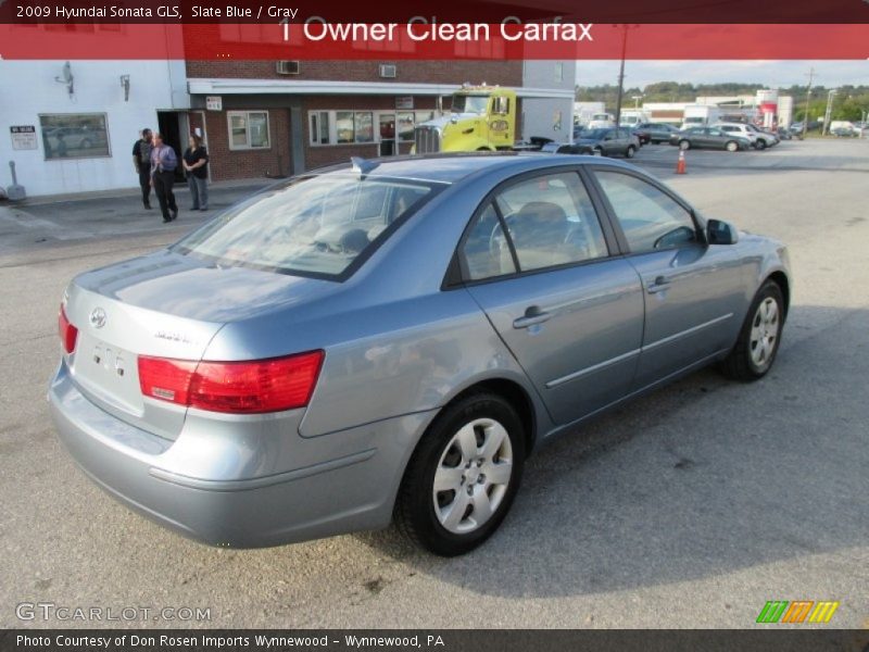 Slate Blue / Gray 2009 Hyundai Sonata GLS