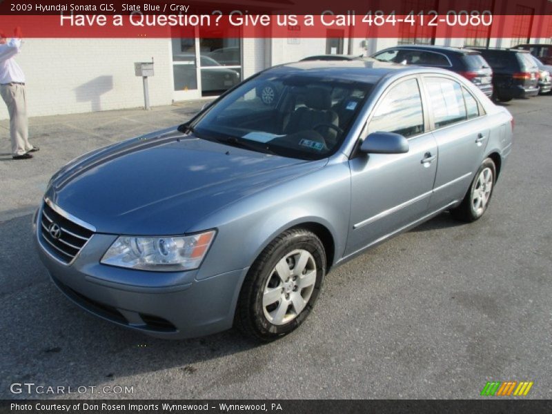 Slate Blue / Gray 2009 Hyundai Sonata GLS