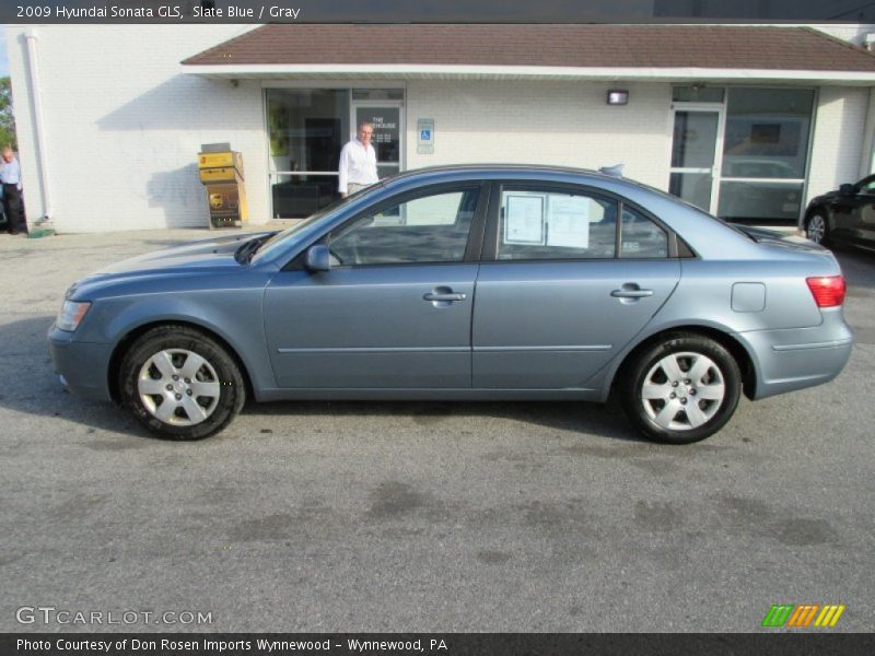 Slate Blue / Gray 2009 Hyundai Sonata GLS