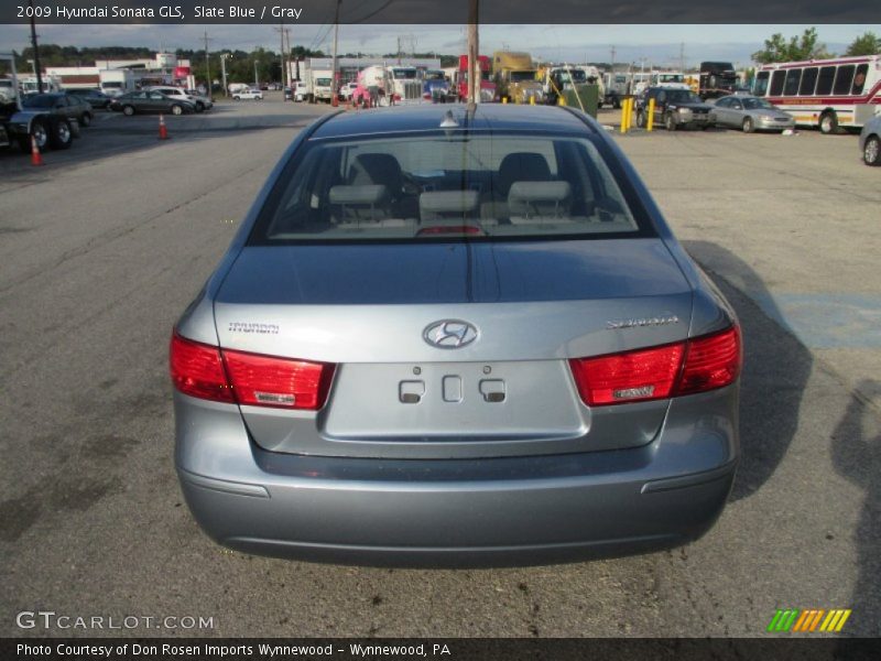 Slate Blue / Gray 2009 Hyundai Sonata GLS