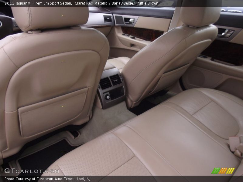 Claret Red Metallic / Barley Beige/Truffle Brown 2011 Jaguar XF Premium Sport Sedan